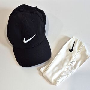 Nike Black Cap and Headband Set